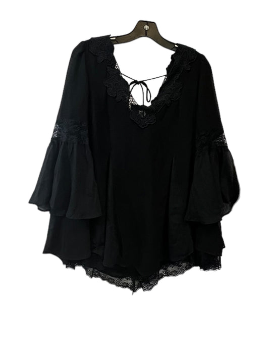 Black Top Long Sleeve Free People, Size M