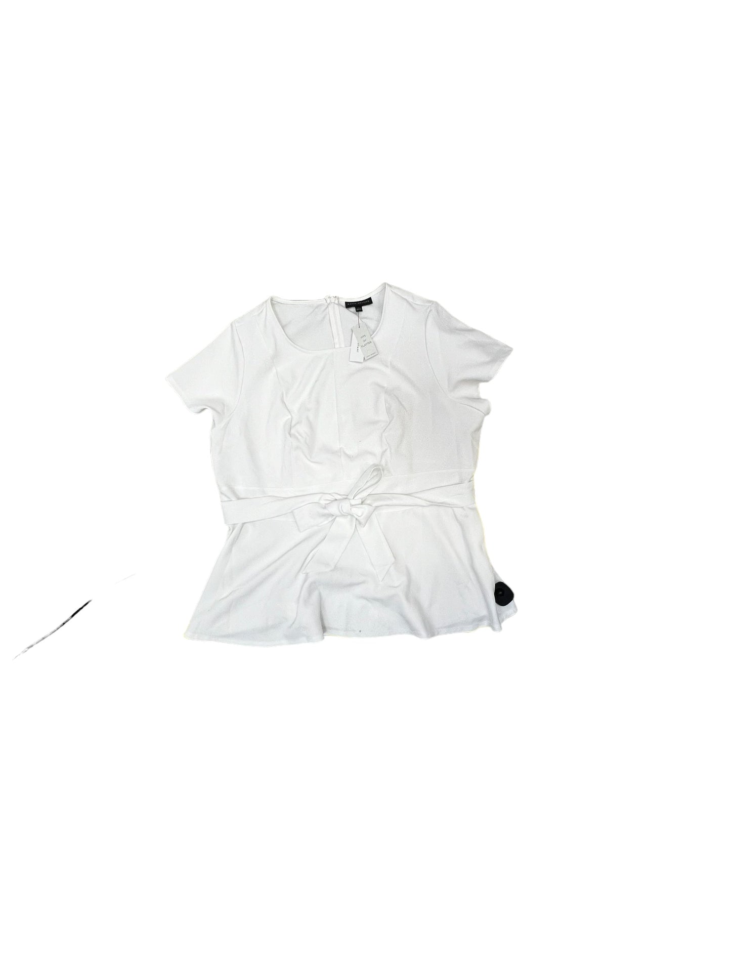 White Top Short Sleeve Lane Bryant, Size 3x