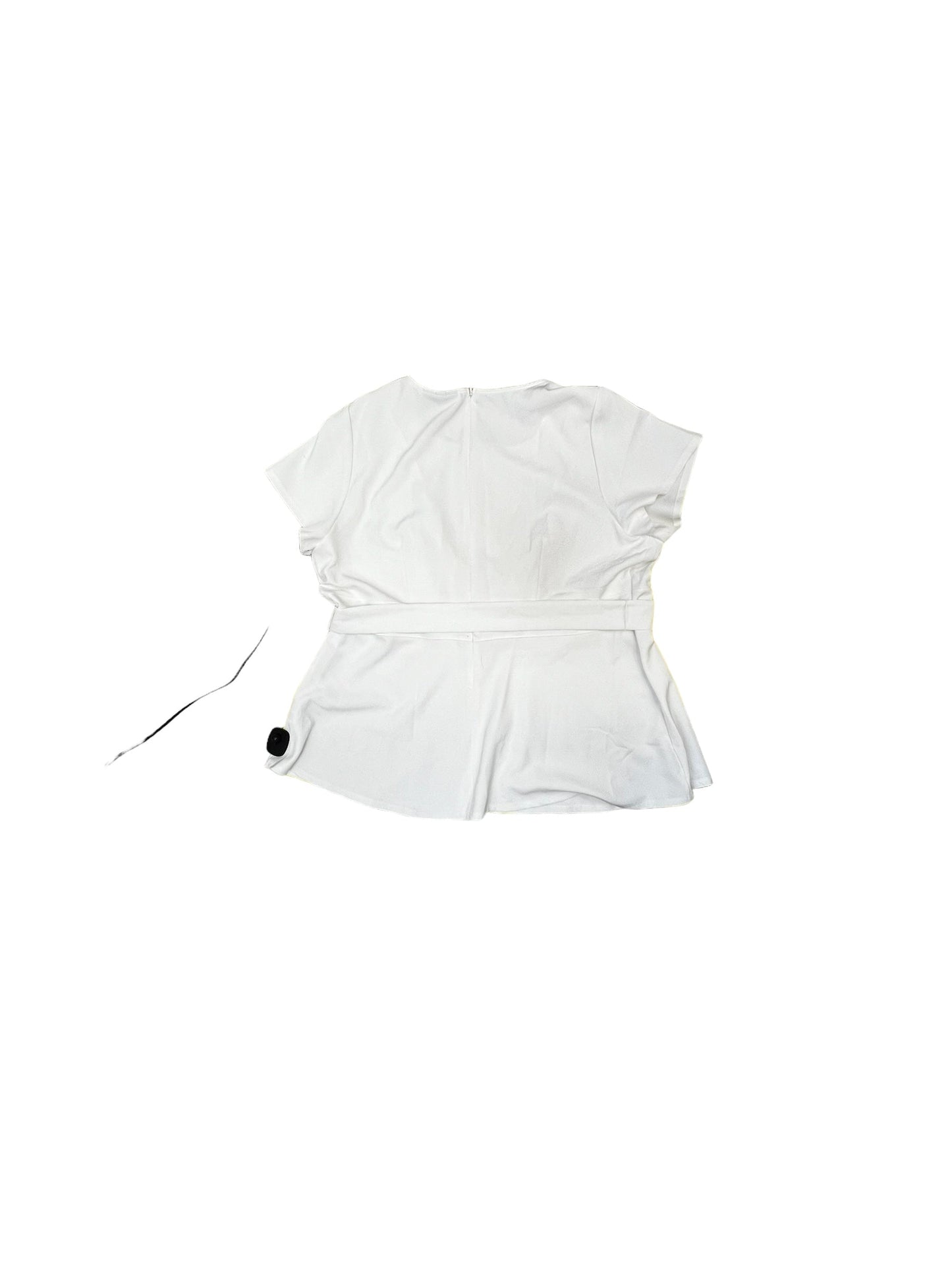 White Top Short Sleeve Lane Bryant, Size 3x