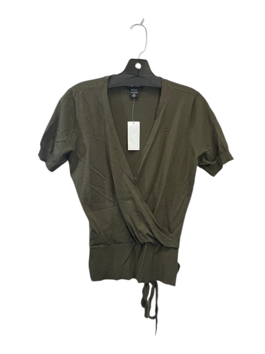 Top Short Sleeve By New York And Co In Green, Size: M