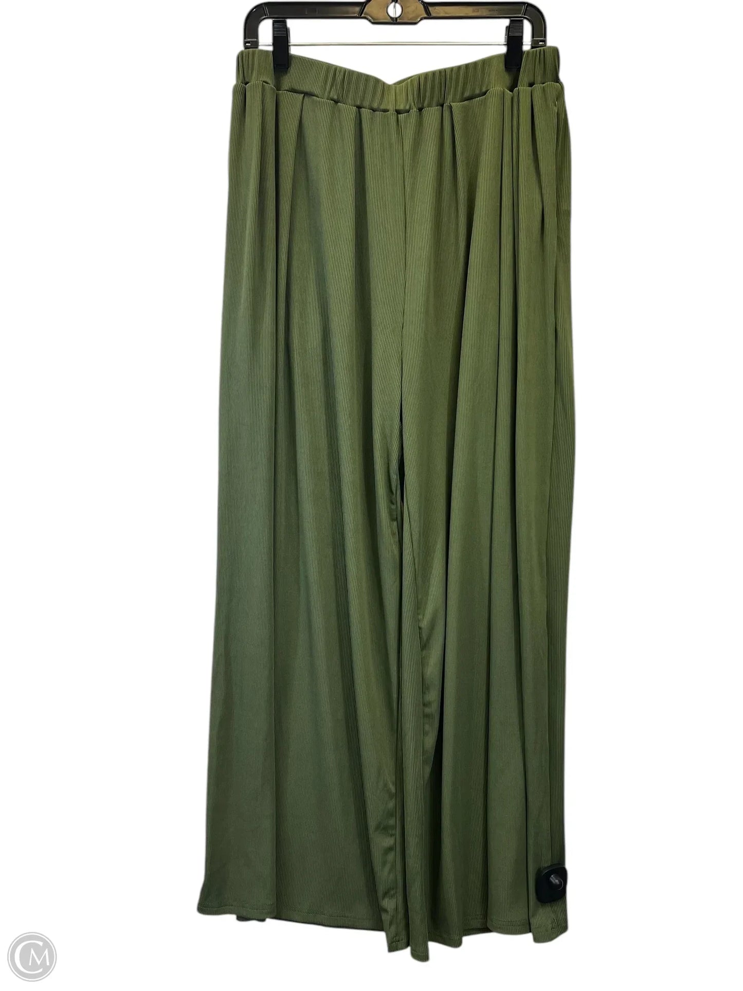 Pants Wide Leg By Cider In Green, Size: 1x