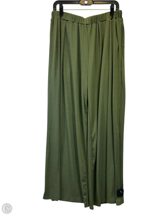 Pants Wide Leg By Cider In Green, Size: 1x