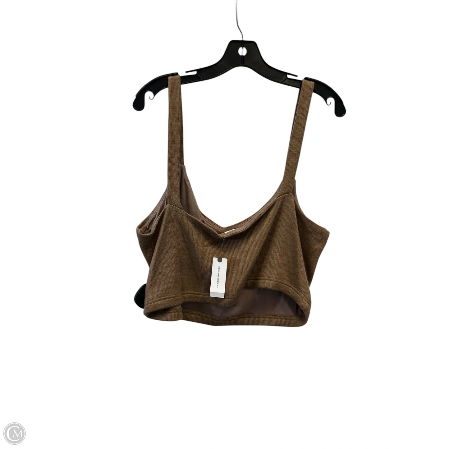 Top Sleeveless By Anthropologie In Tan, Size: Xl