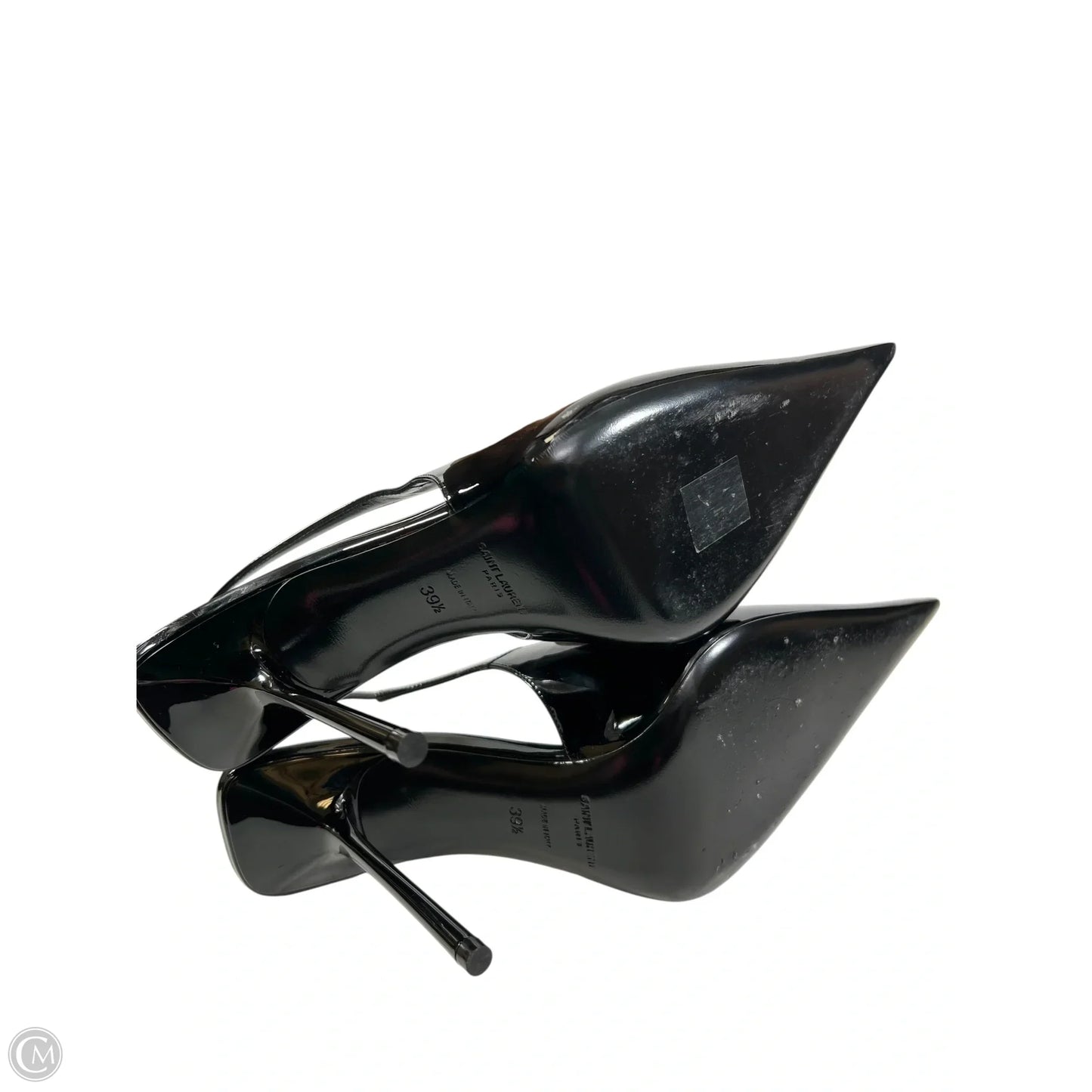 Shoes Luxury Designer By Yves Saint Laurent In Black, Size: 9.5