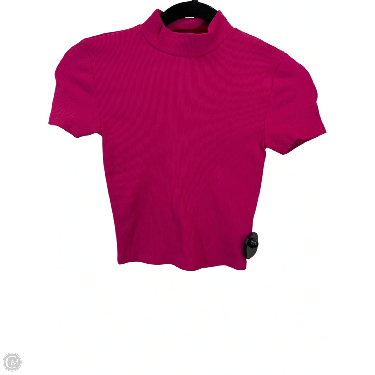 Top Short Sleeve Designer By Babaton In Pink, Size: Xs