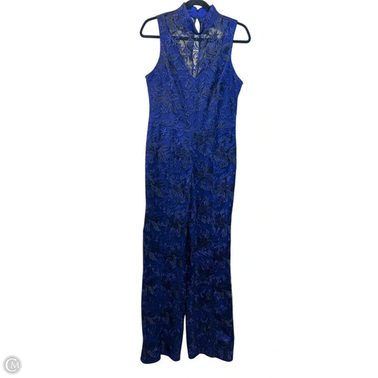 Jumpsuit Designer By Trina Turk In Blue, Size: S