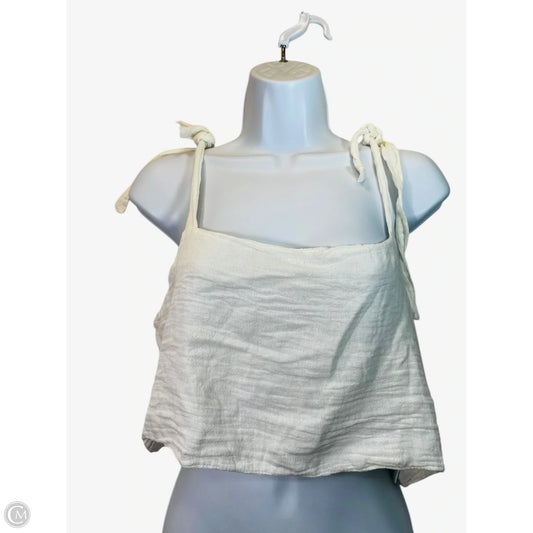 Top Sleeveless Designer By Savannah Morrow The Label In White, Size: M