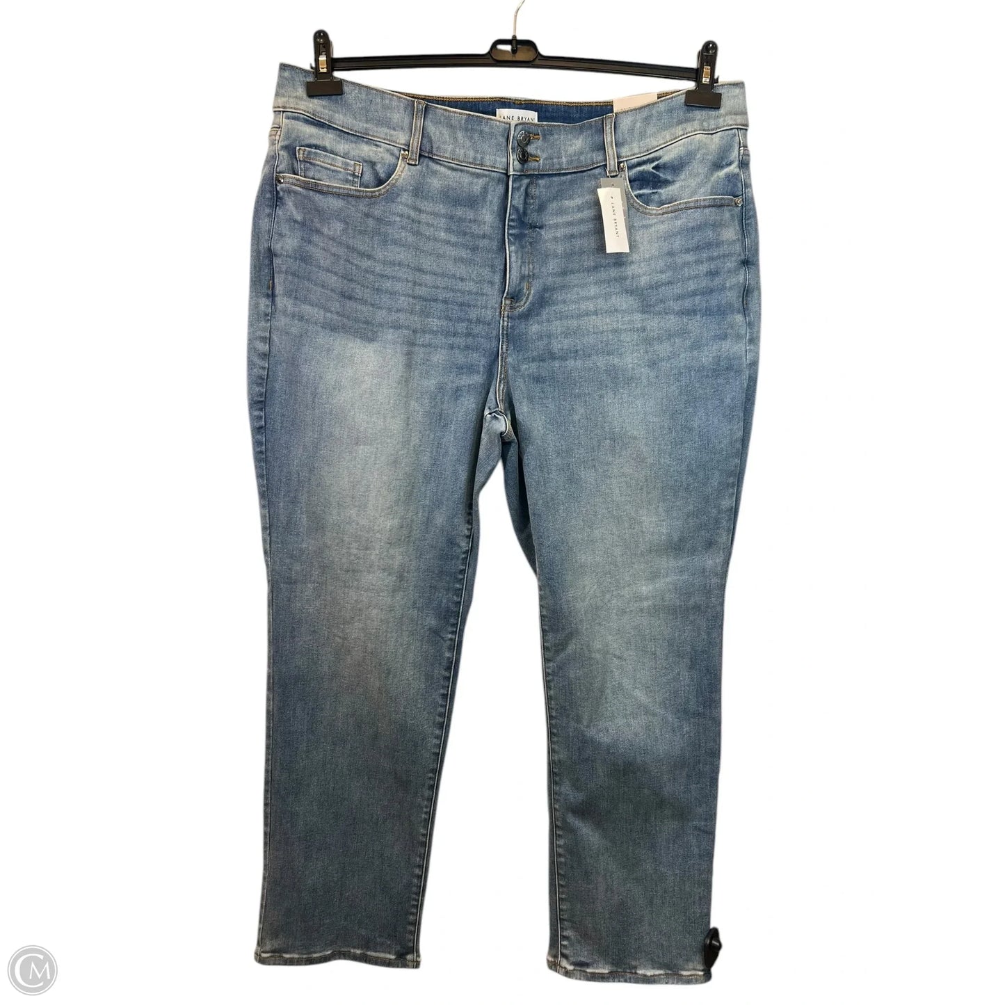 Jeans Straight By Lane Bryant In Blue Denim, Size: 24