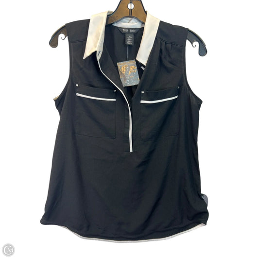 Top Sleeveless By White House Black Market In Black & White, Size: Xs