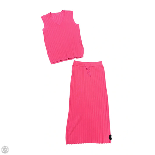 Skirt Set 2pc By In Pink, Size: M