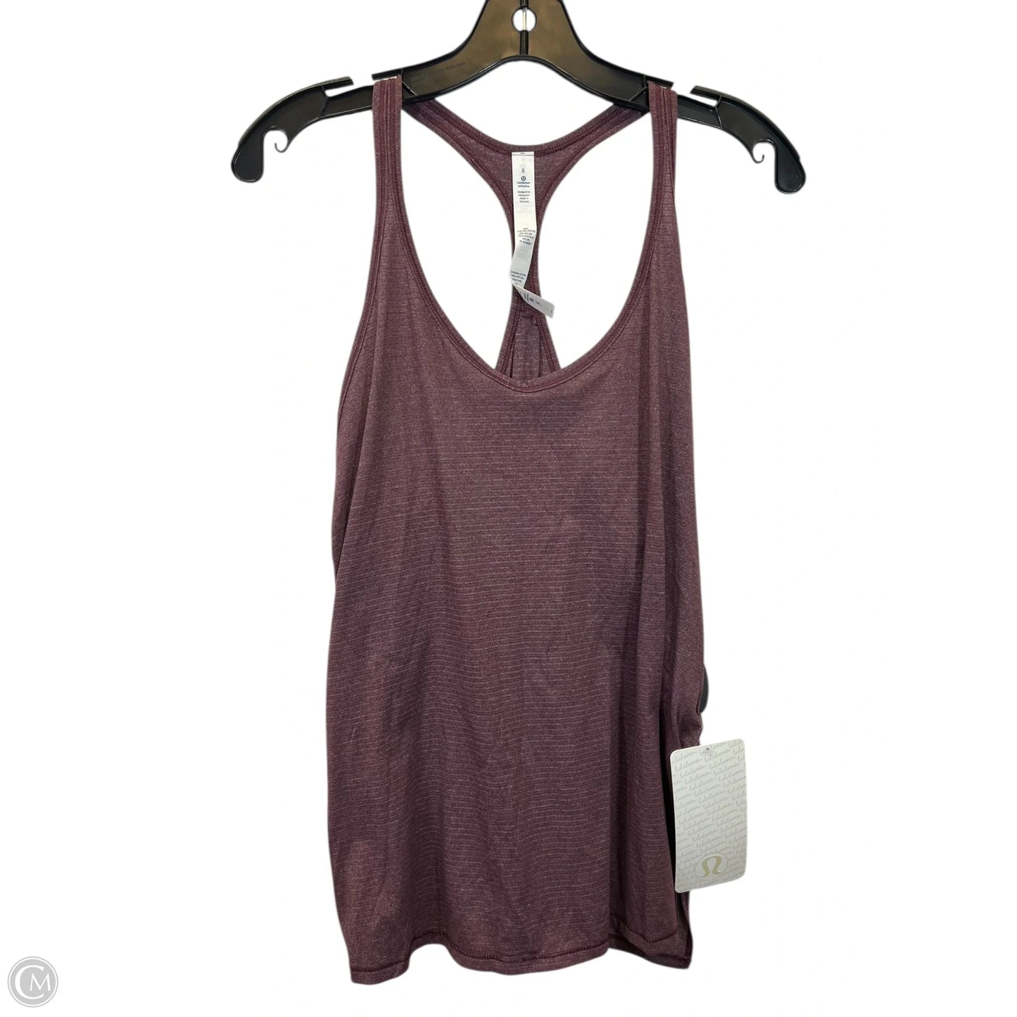 Athletic Tank Top By Lululemon In Red, Size: 8