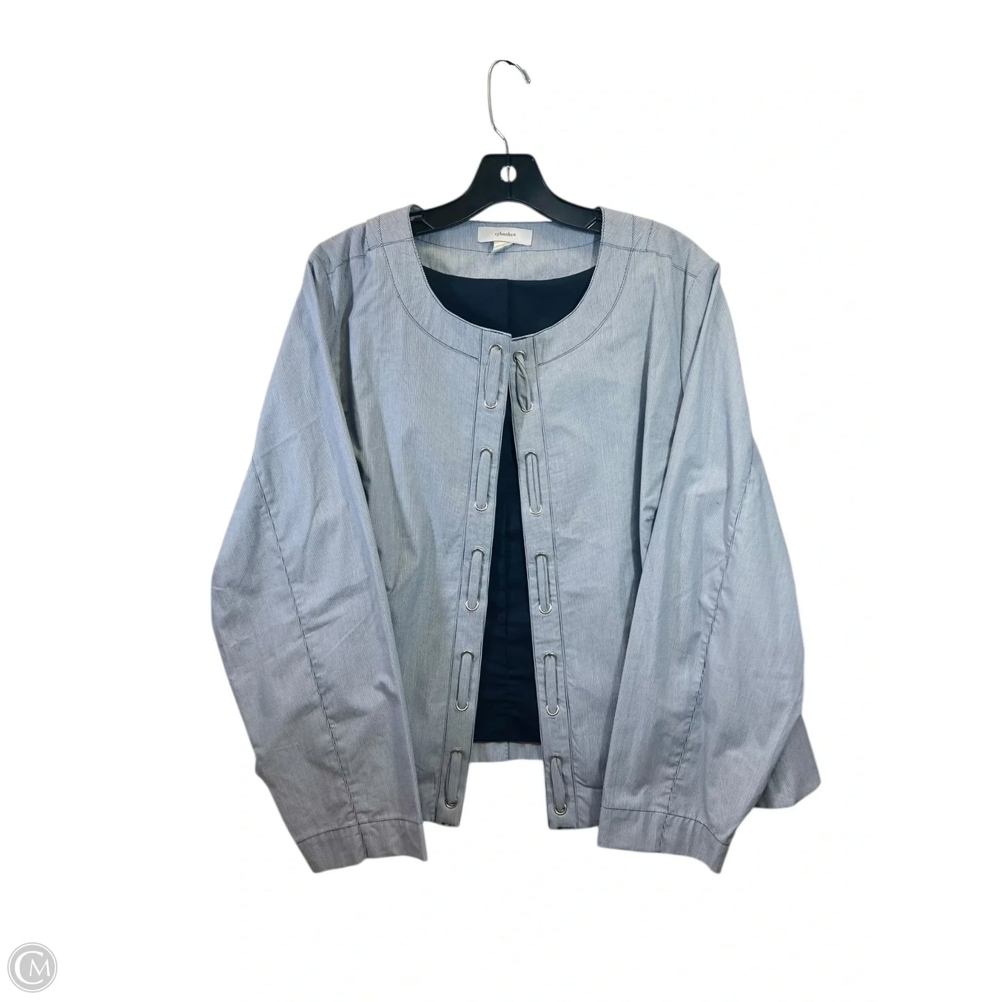 Jacket Other By Cj Banks In Blue, Size: 1x