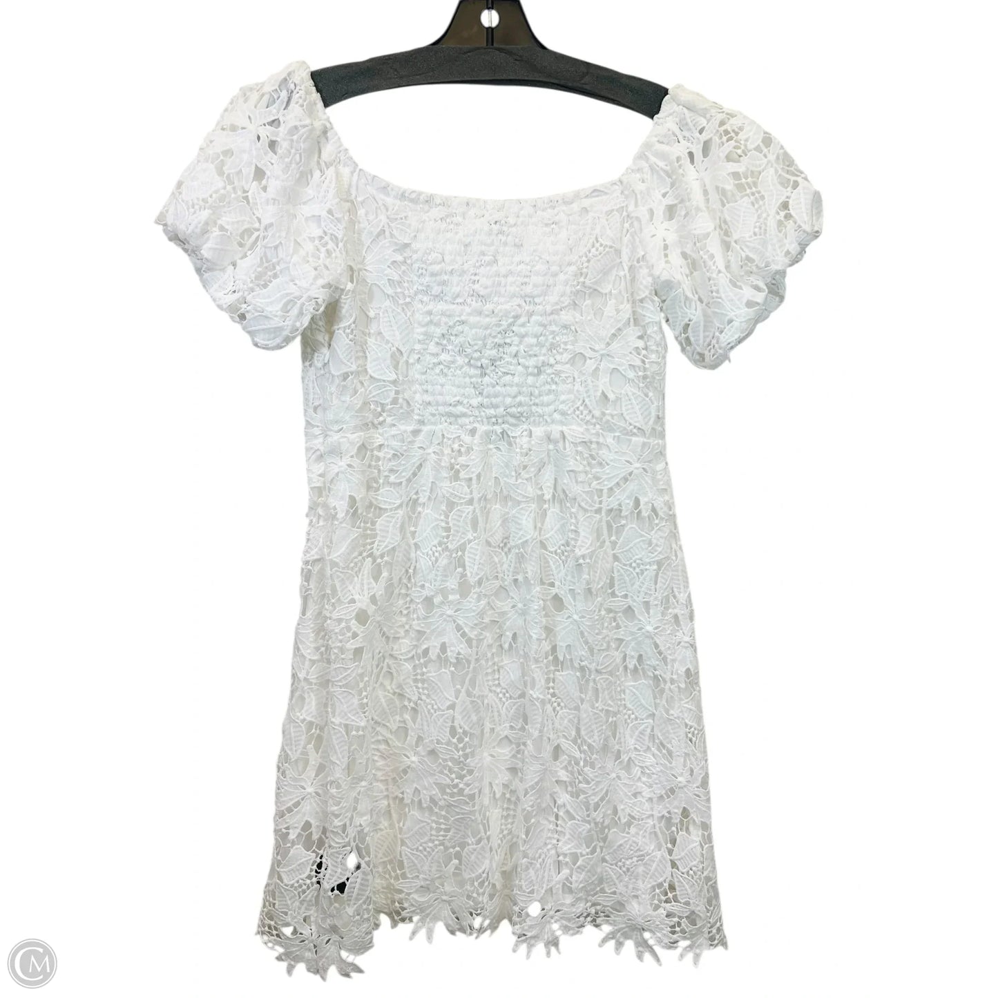 Dress Designer By Lucy Paris In White, Size: M