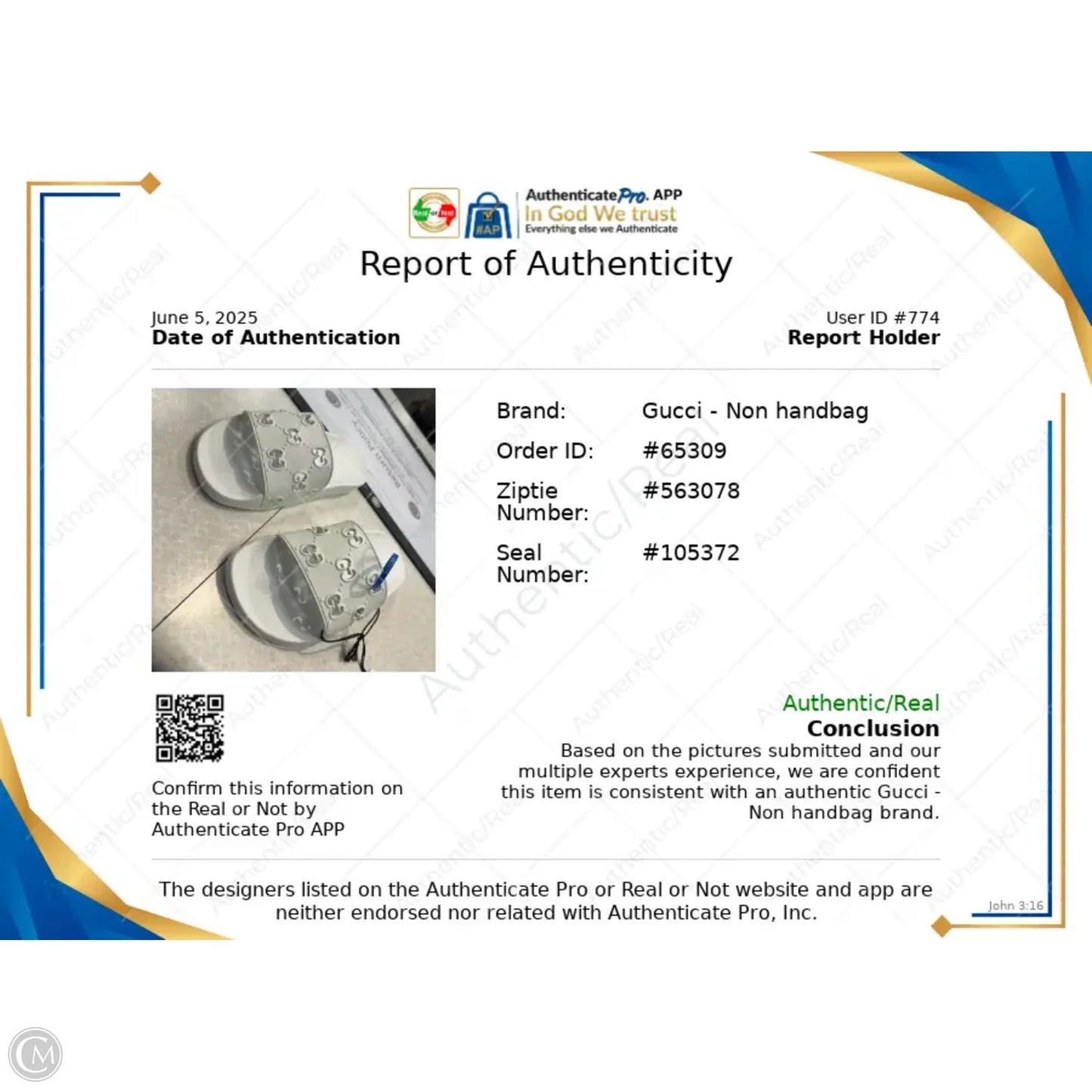 Sandals Luxury Designer By Gucci In White, Size: 7