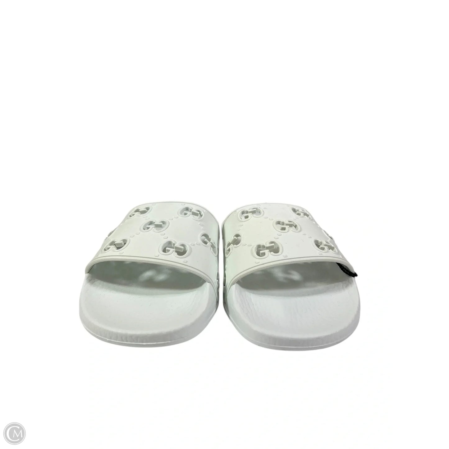 Sandals Luxury Designer By Gucci In White, Size: 7