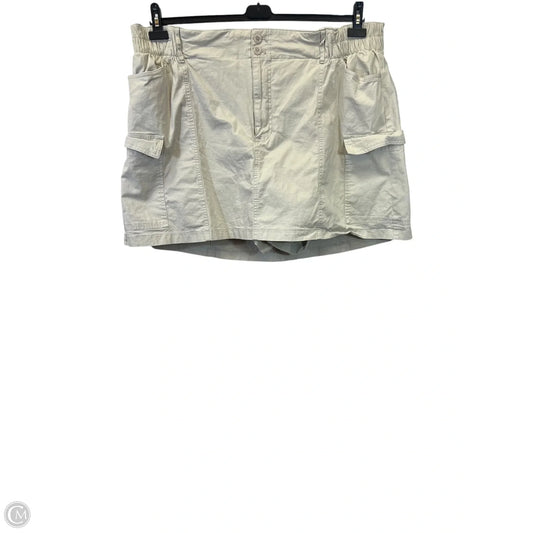 Skirt Mini & Short By Ava & Viv In Tan, Size: 3x
