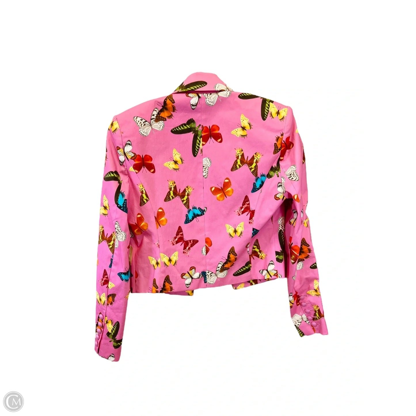 Blazer Designer By LAGENCE In Pink, Size: Xs