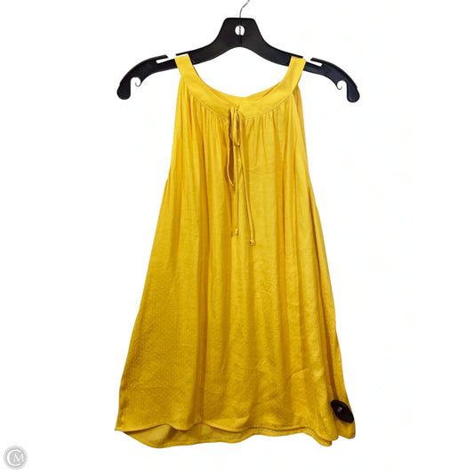 Top Sleeveless By Cabi In Yellow, Size: M