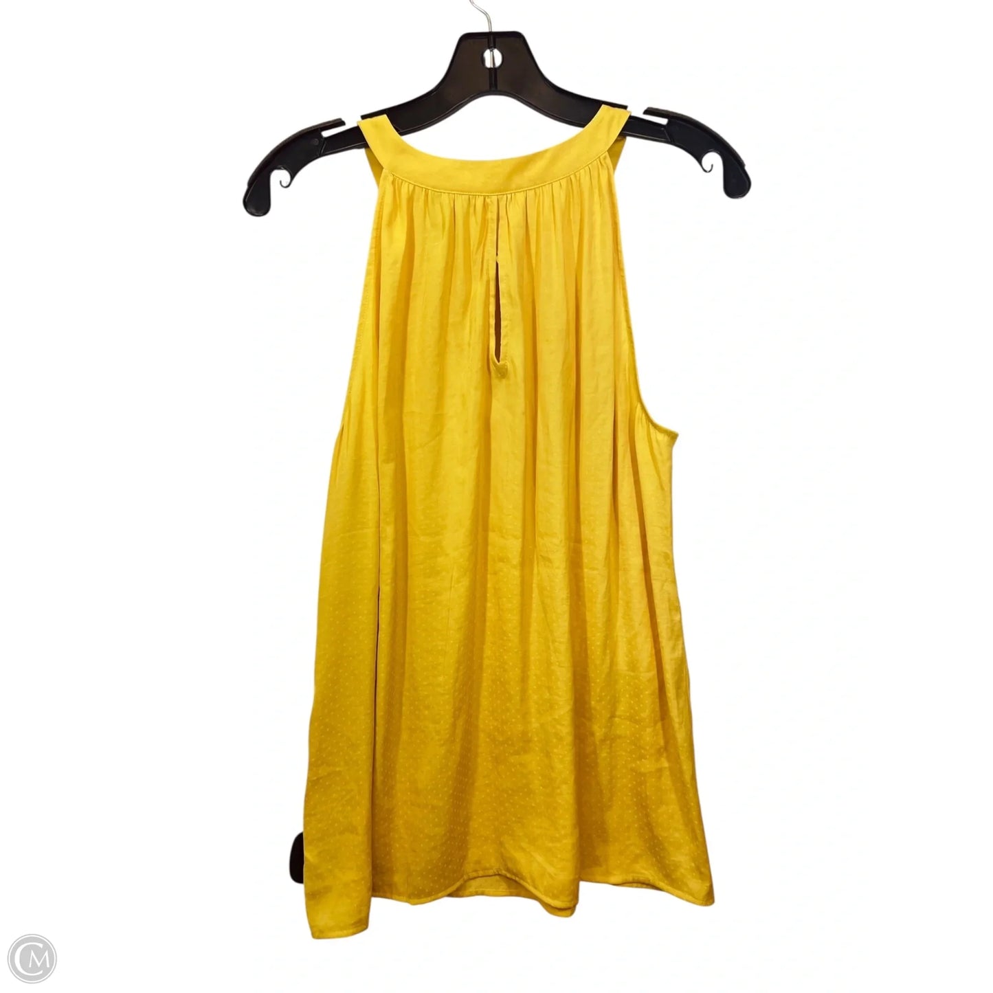 Top Sleeveless By Cabi In Yellow, Size: M