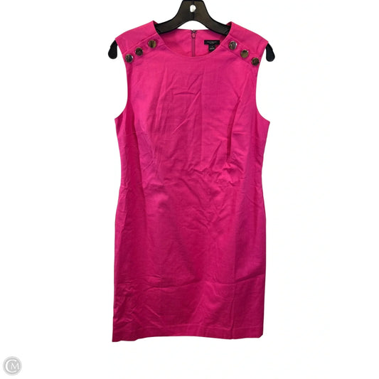 Dress Casual Midi By Ann Taylor In Pink, Size: S