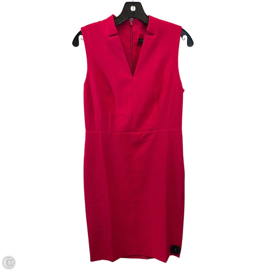 Dress Casual Midi By Ann Taylor In Pink, Size: Xs