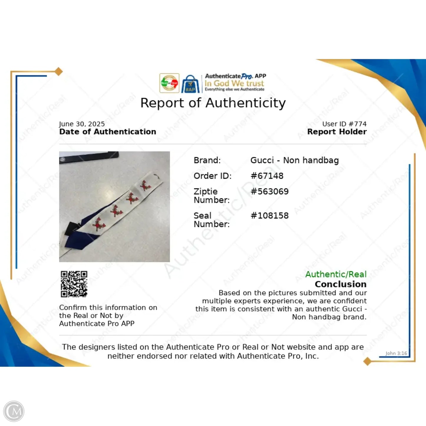 Scarf Luxury Designer By Gucci