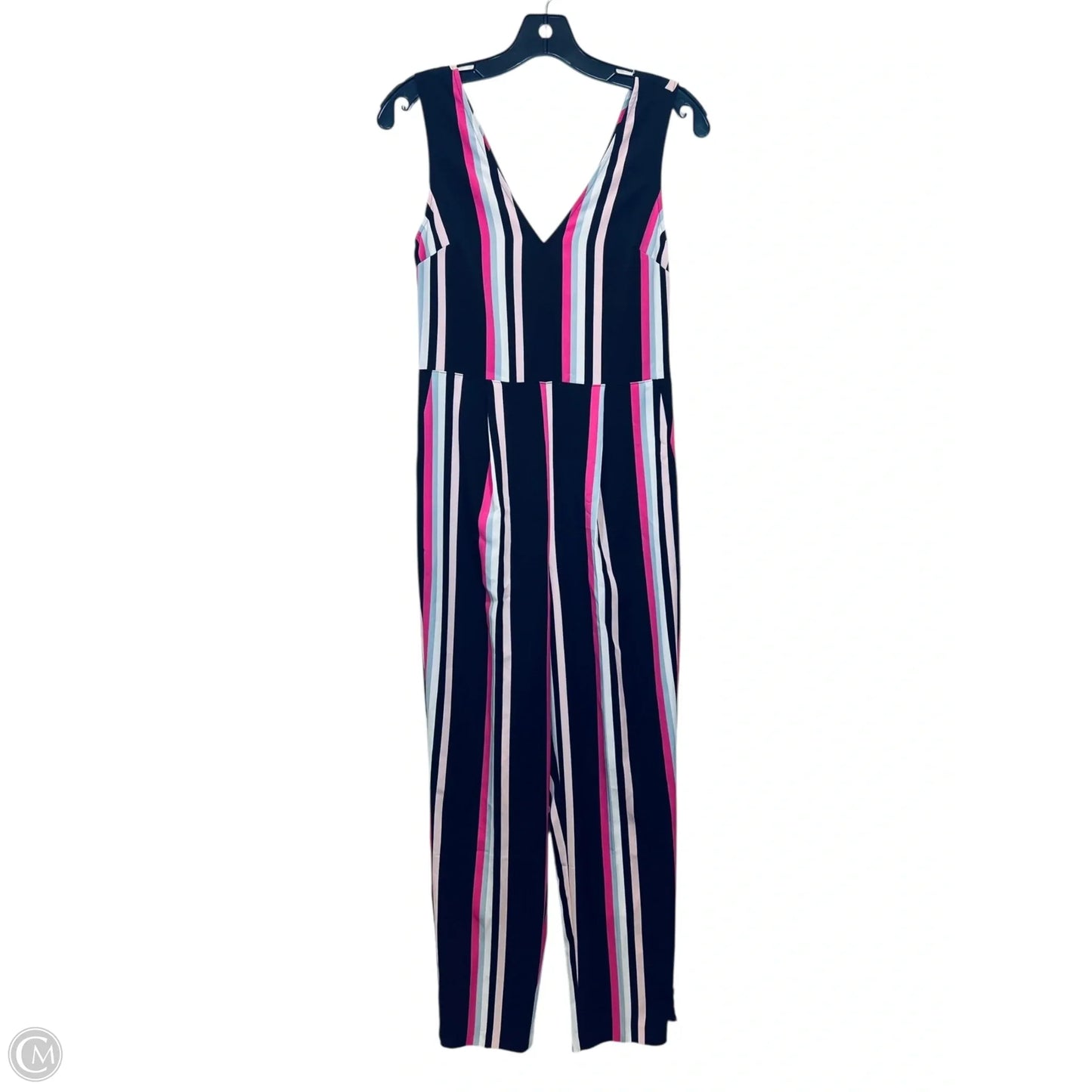 Jumpsuit By Express In Black & Pink, Size: Xs