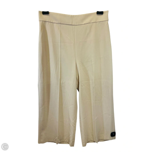 Pants Wide Leg By Zara In Tan, Size: Xxl