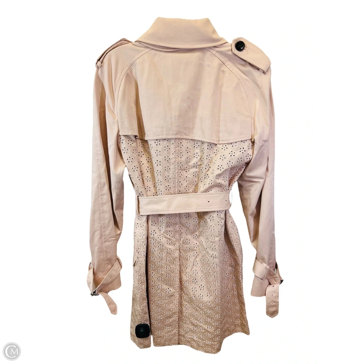 Jacket Designer By Coach In Pink, Size: M