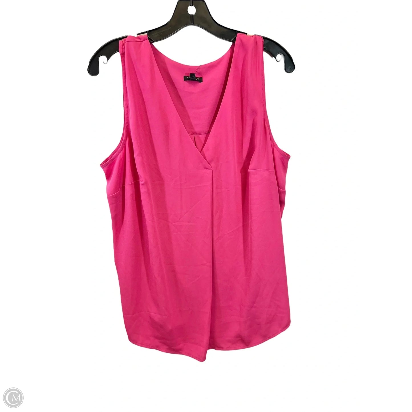 Top Sleeveless By Talbots In Pink, Size: 1x