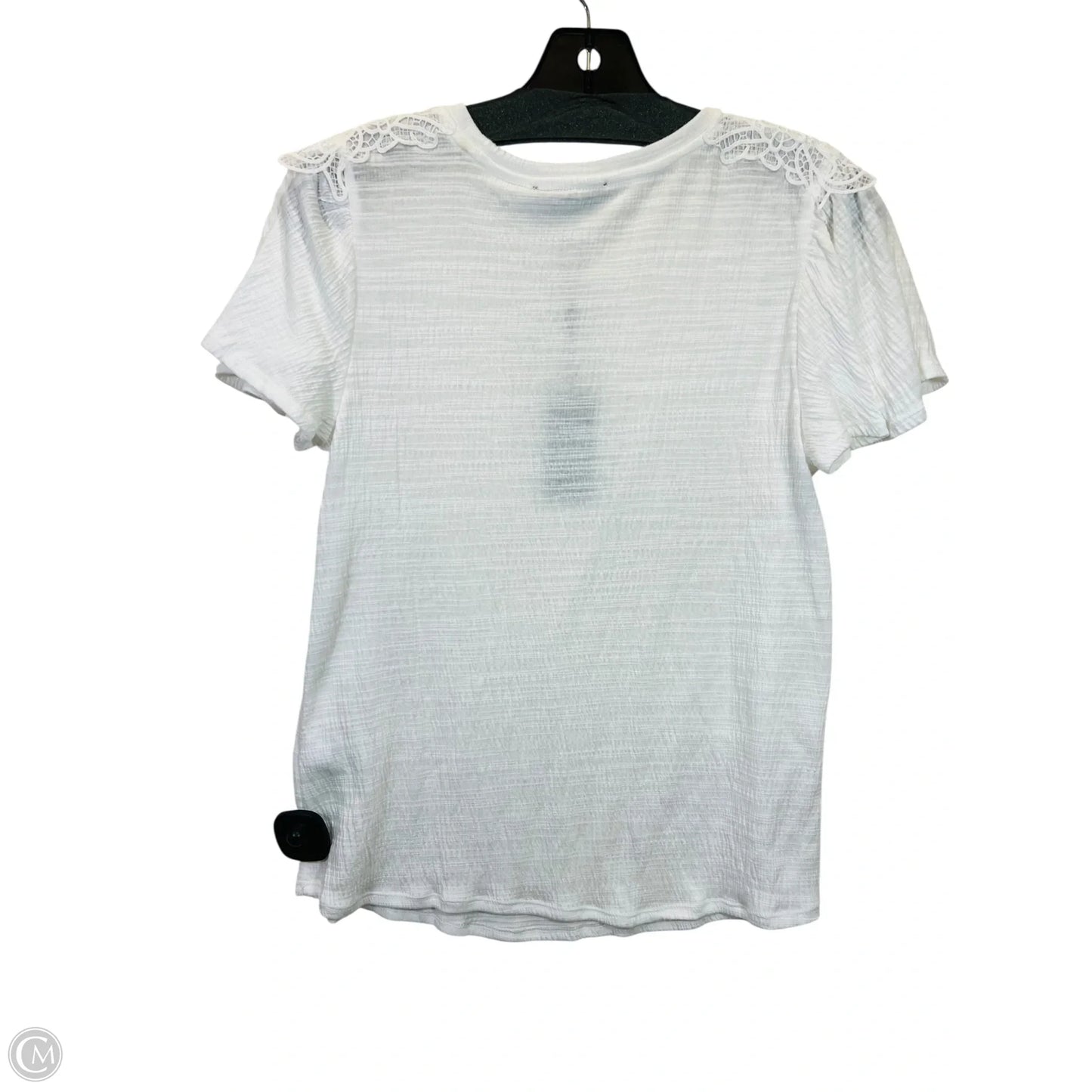 Top Short Sleeve By Cable And Gauge In White, Size: Xs