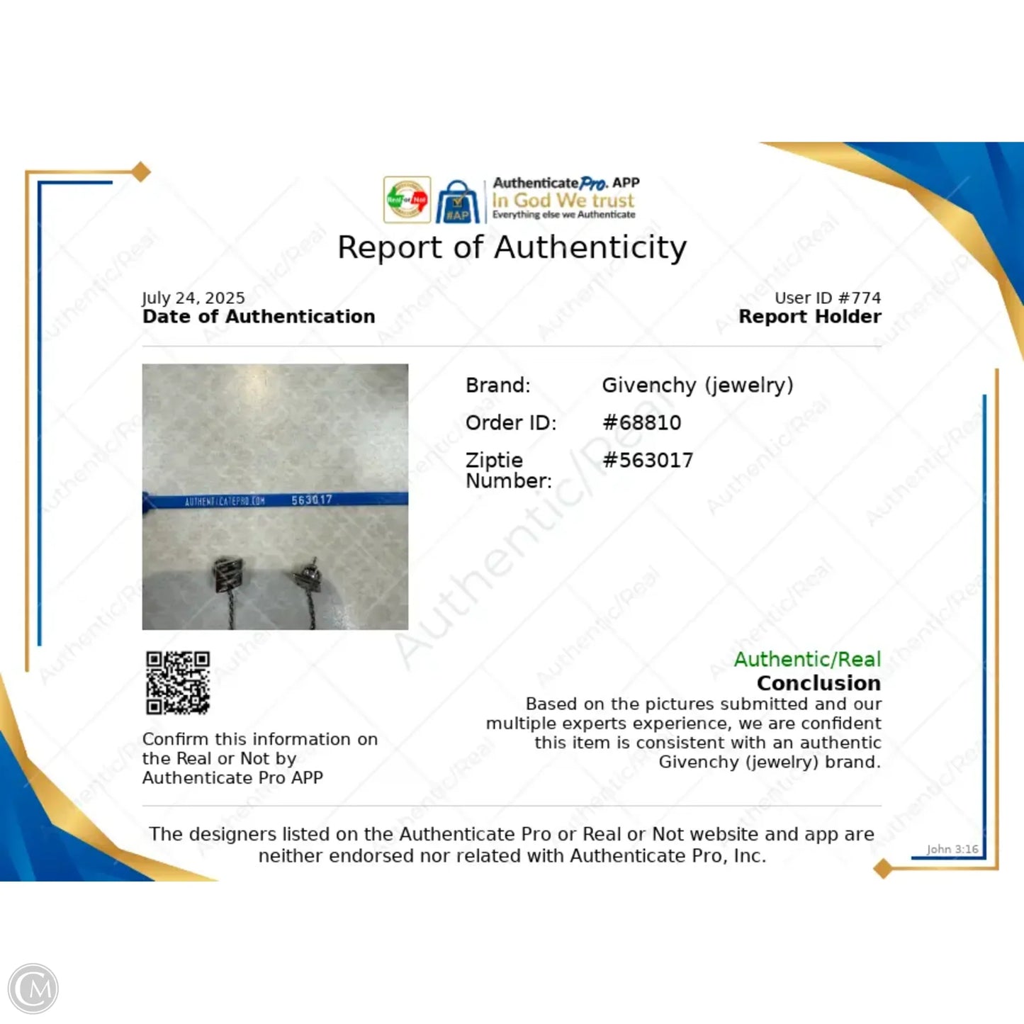 Earrings Luxury Designer By Givenchy