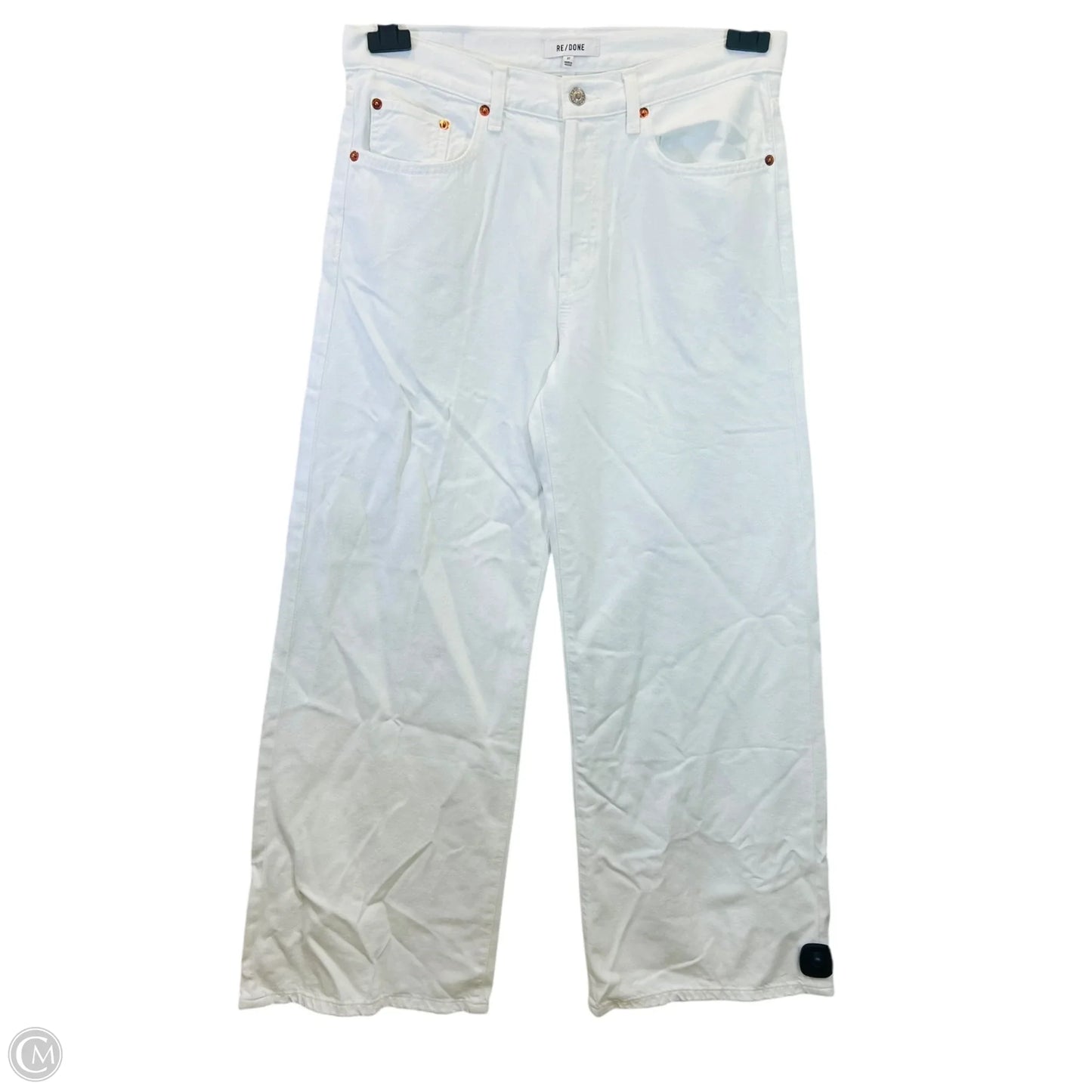 Jeans Designer By Re/done In White, Size: 4