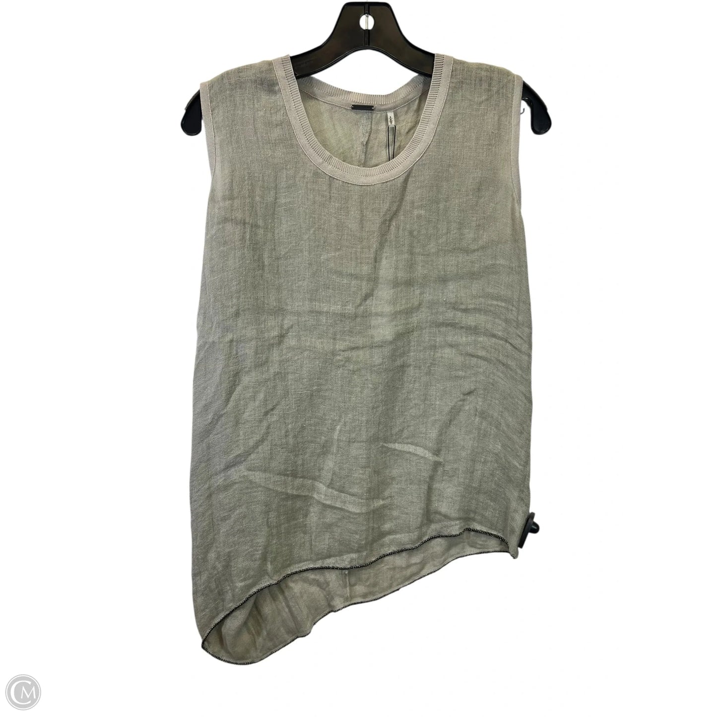 Top Sleeveless By Elie Tahari In Taupe, Size: S
