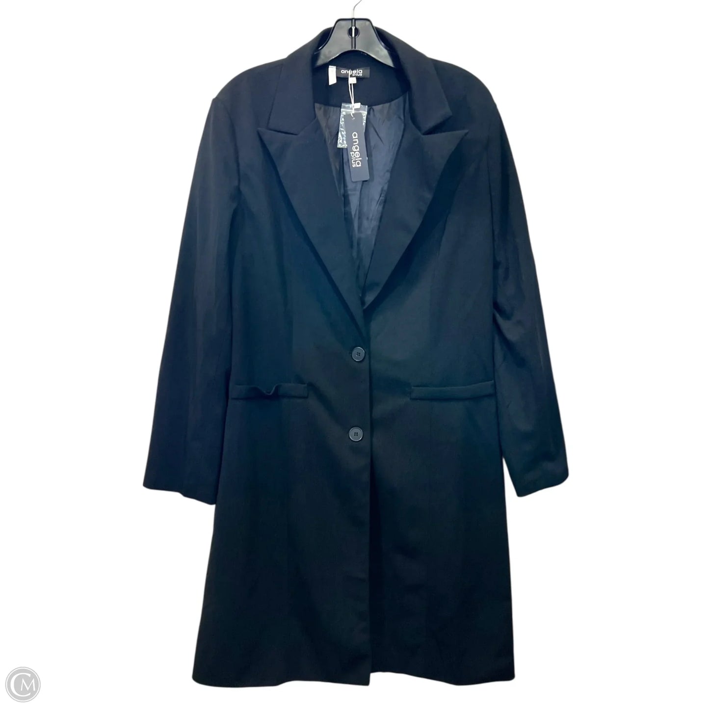 Coat Other By Angela In Black, Size: 2x