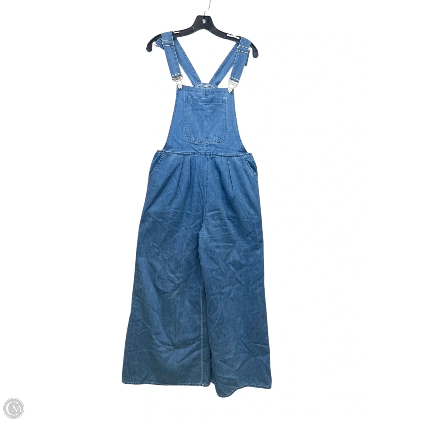 Overalls By Clothes Mentor In Blue Denim, Size: M