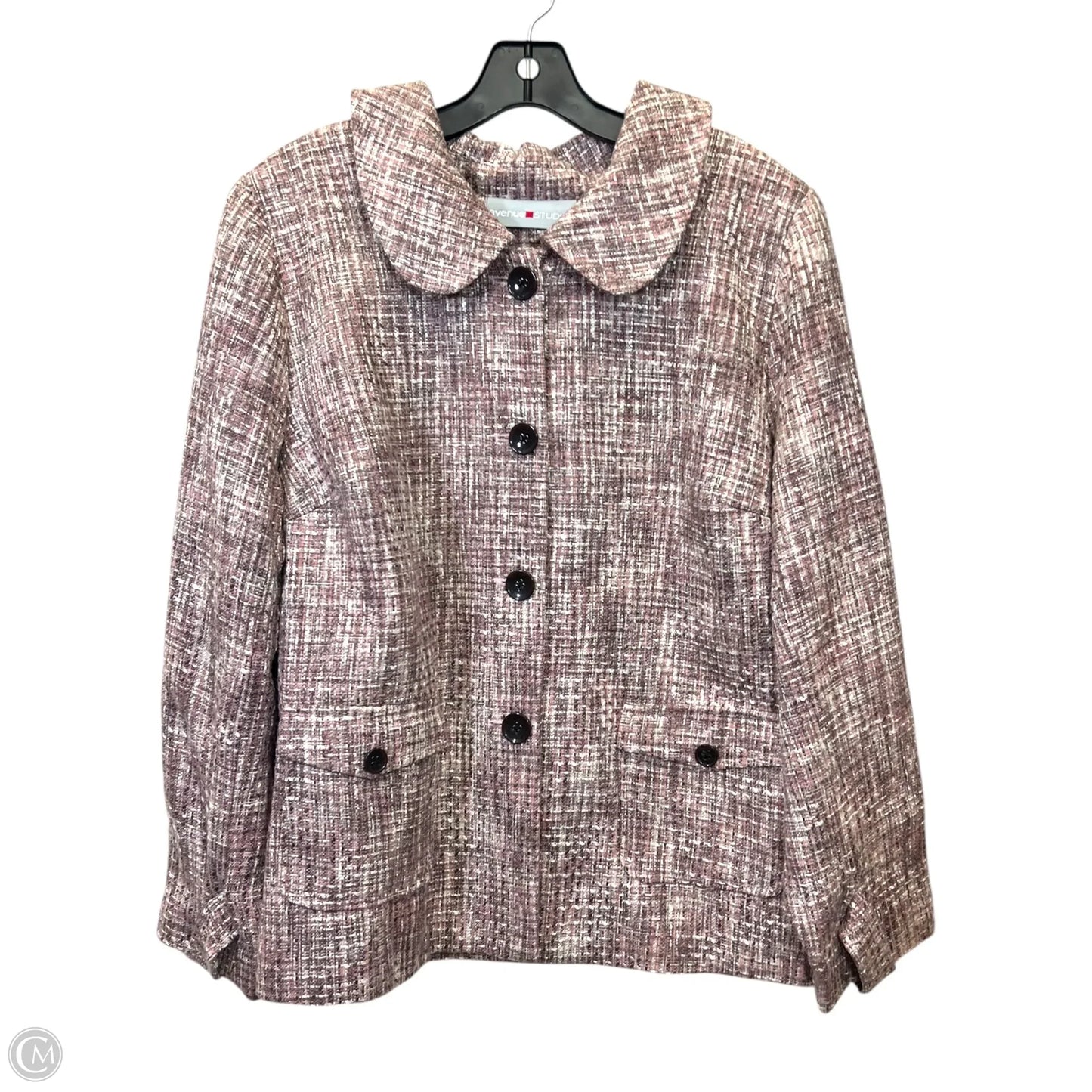 Blazer By Avenue In Pink & Tan, Size: Xl