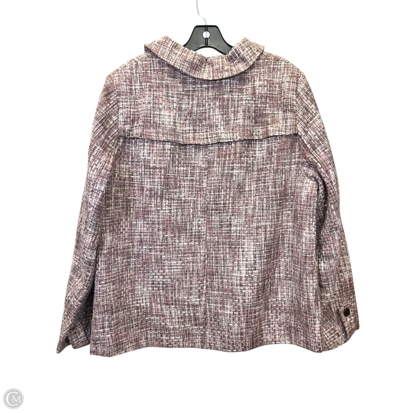 Blazer By Avenue In Pink & Tan, Size: Xl