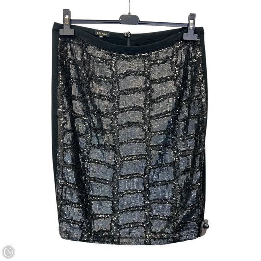 Skirt Designer By Escada In Black, Size: Xl