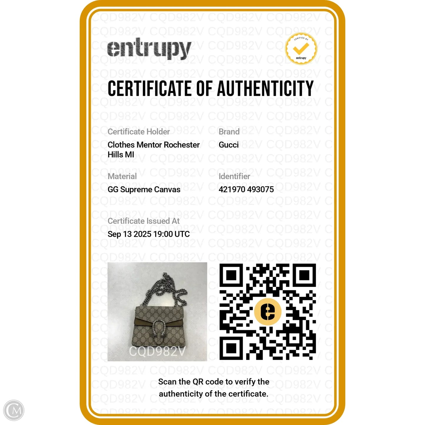 Handbag Luxury Designer By Gucci, Size: Small