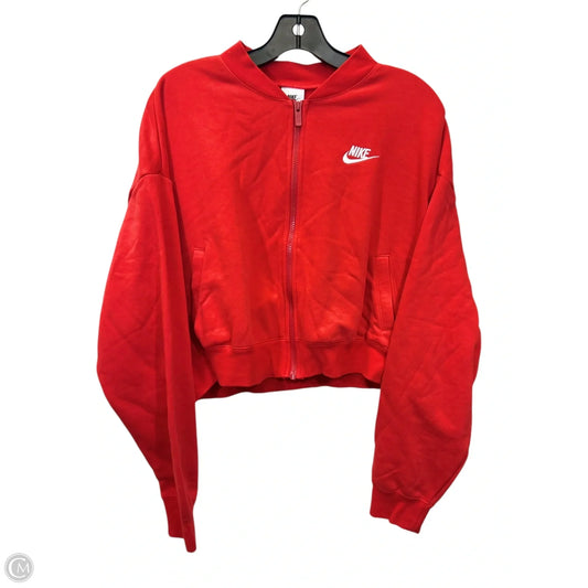 Athletic Fleece By Nike In Red, Size: M