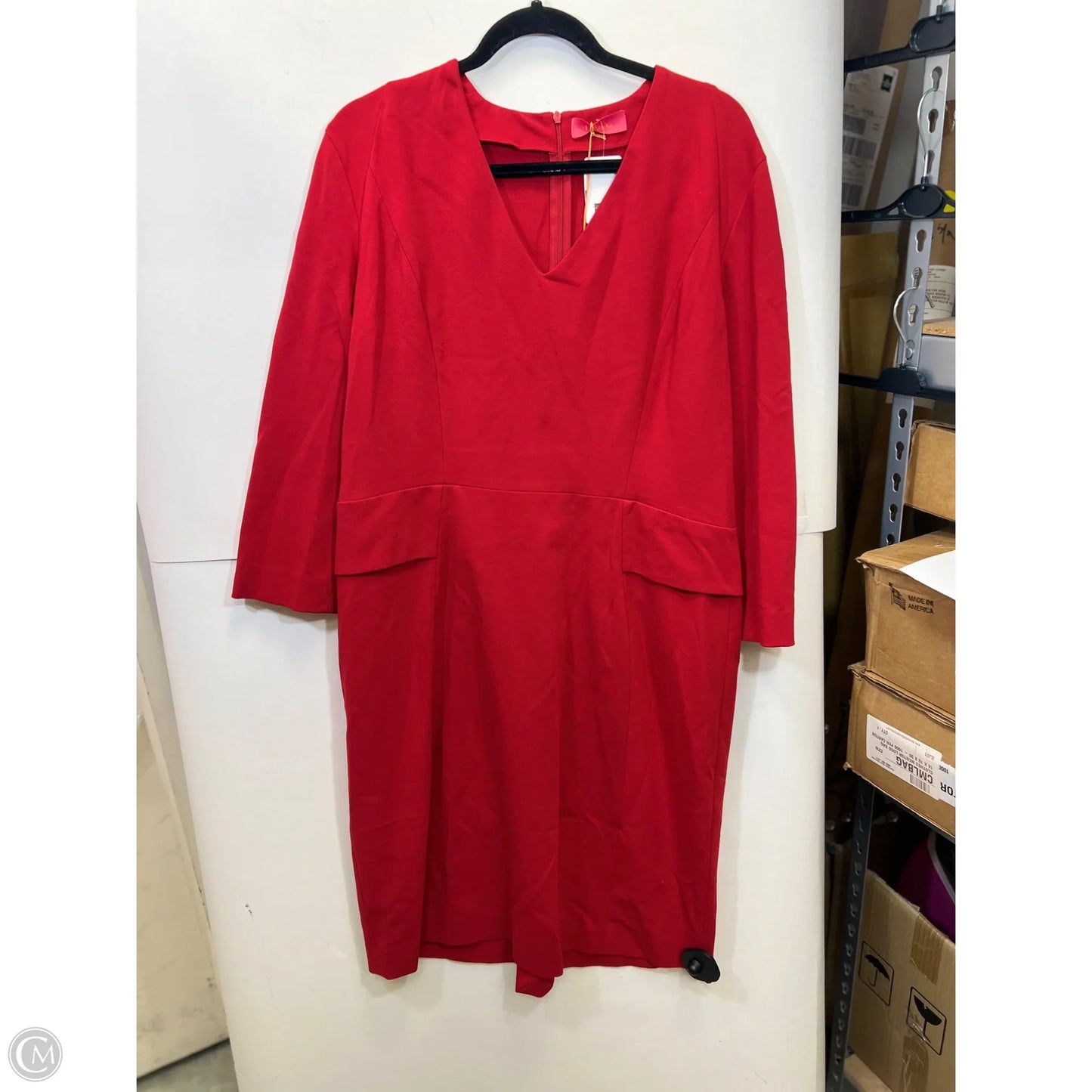 Dress Designer By Lavia In Red, Size: Xl
