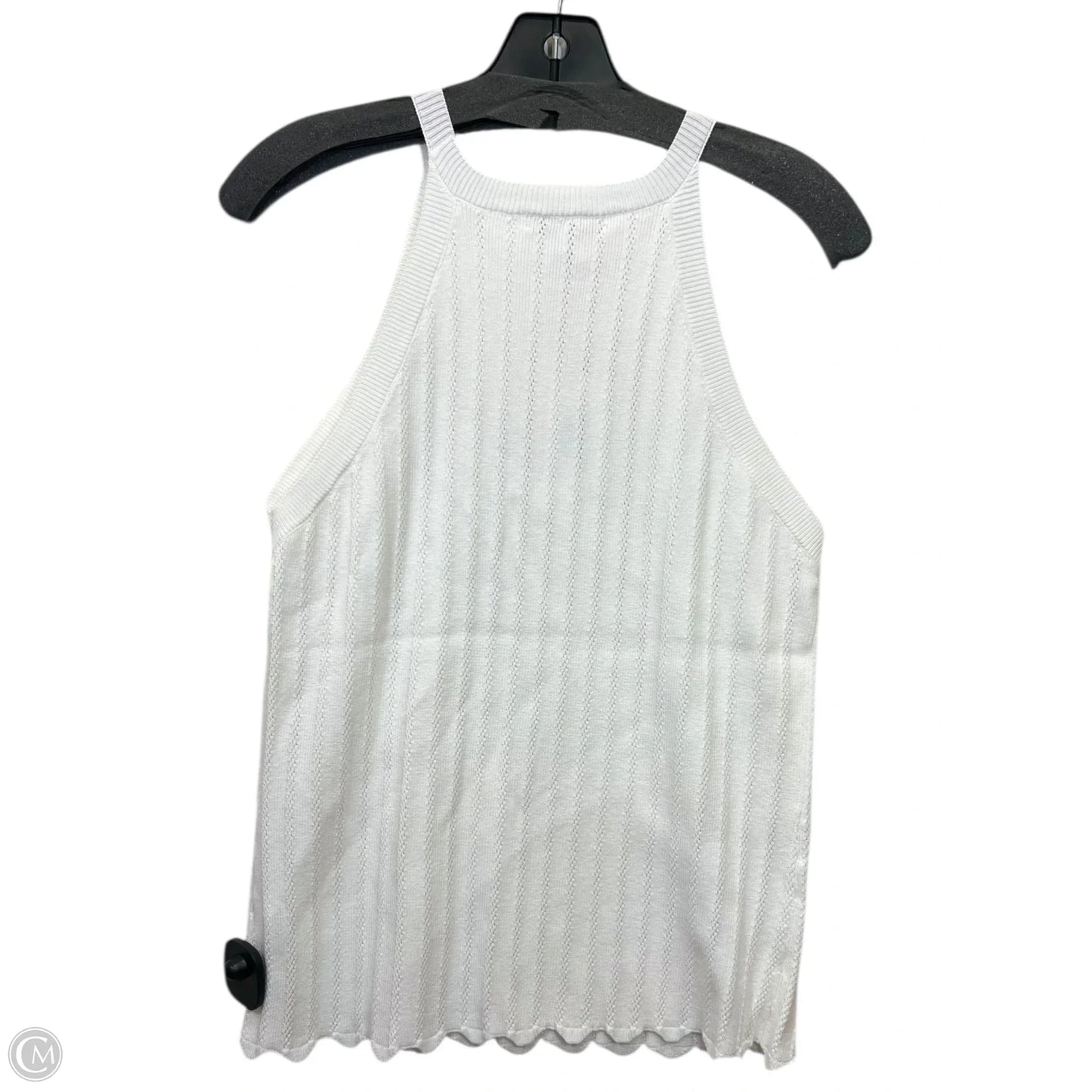 Top Sleeveless By Skies Are Blue In White, Size: M