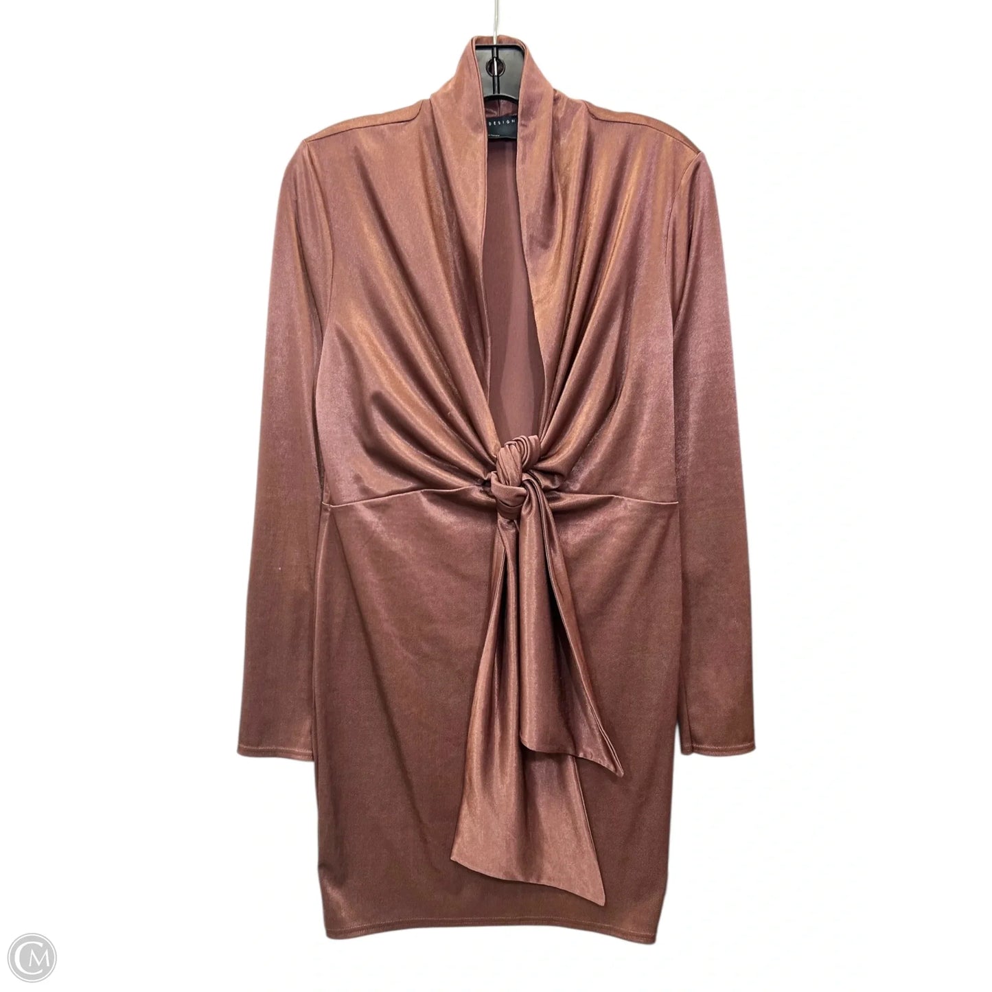 Dress Casual Midi By Asos In Brown, Size: L