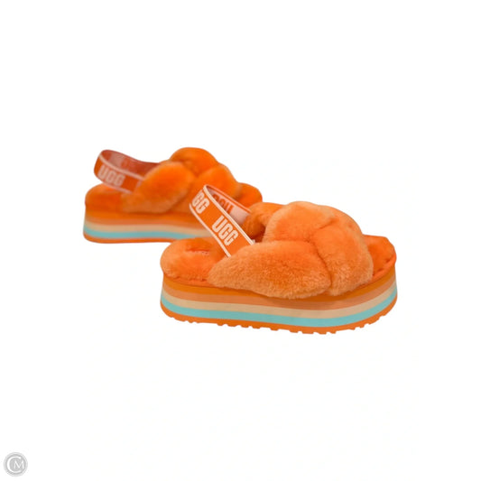 Shoes Heels Platform By Ugg In Orange, Size: 9