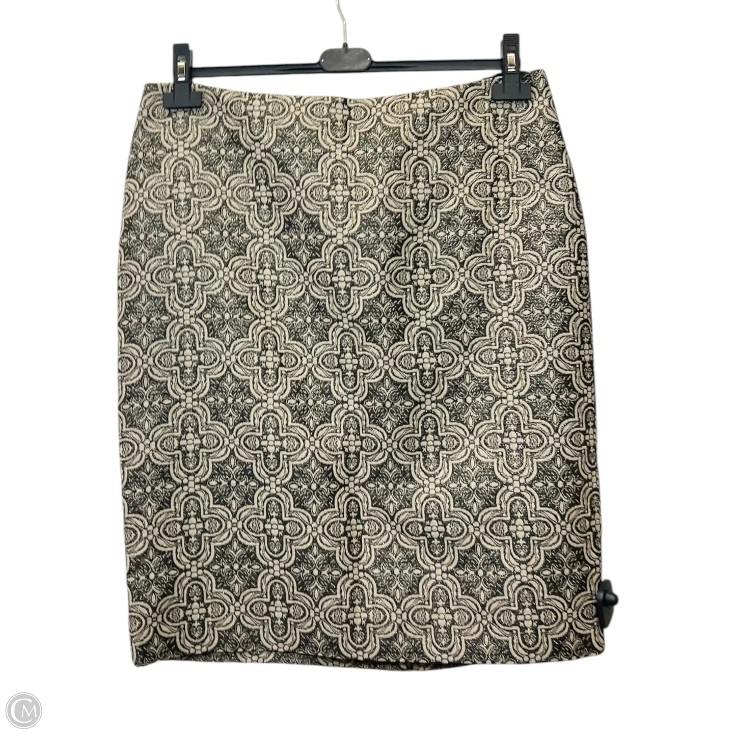 Skirt Midi By Talbots In Black & Gold, Size: Xl