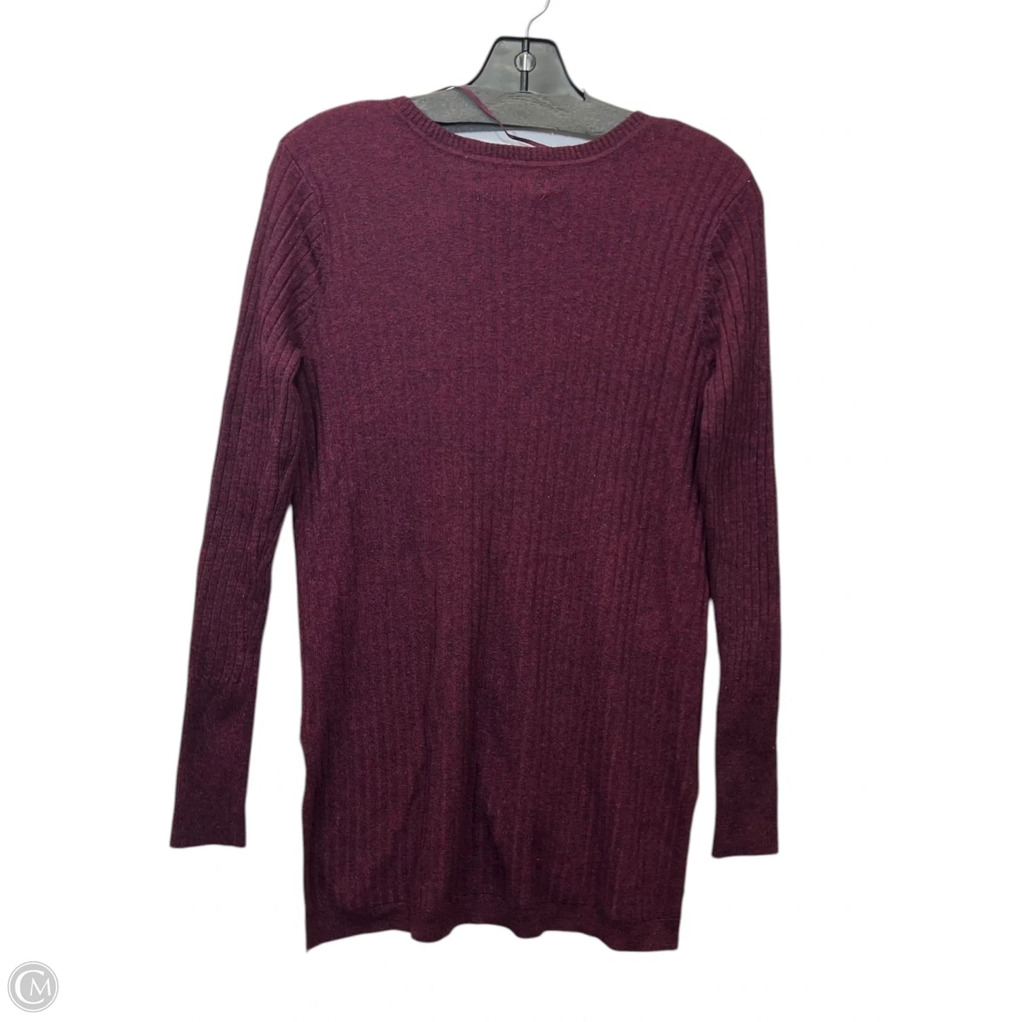 Top Long Sleeve By Apt 9 In Maroon, Size: S