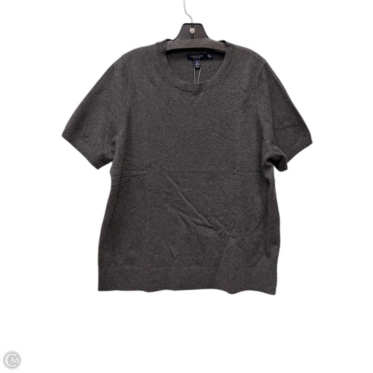Sweater Cashmere By Lands End In Grey, Size: 1x