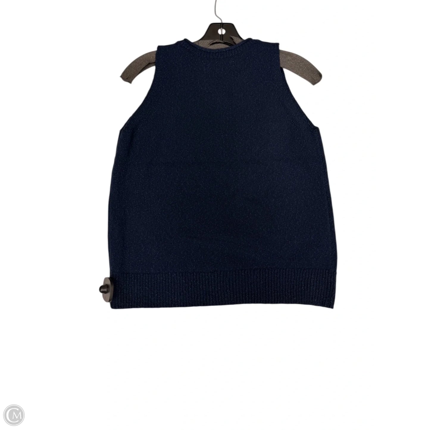 Vest Sweater By Loft In Navy, Size: M