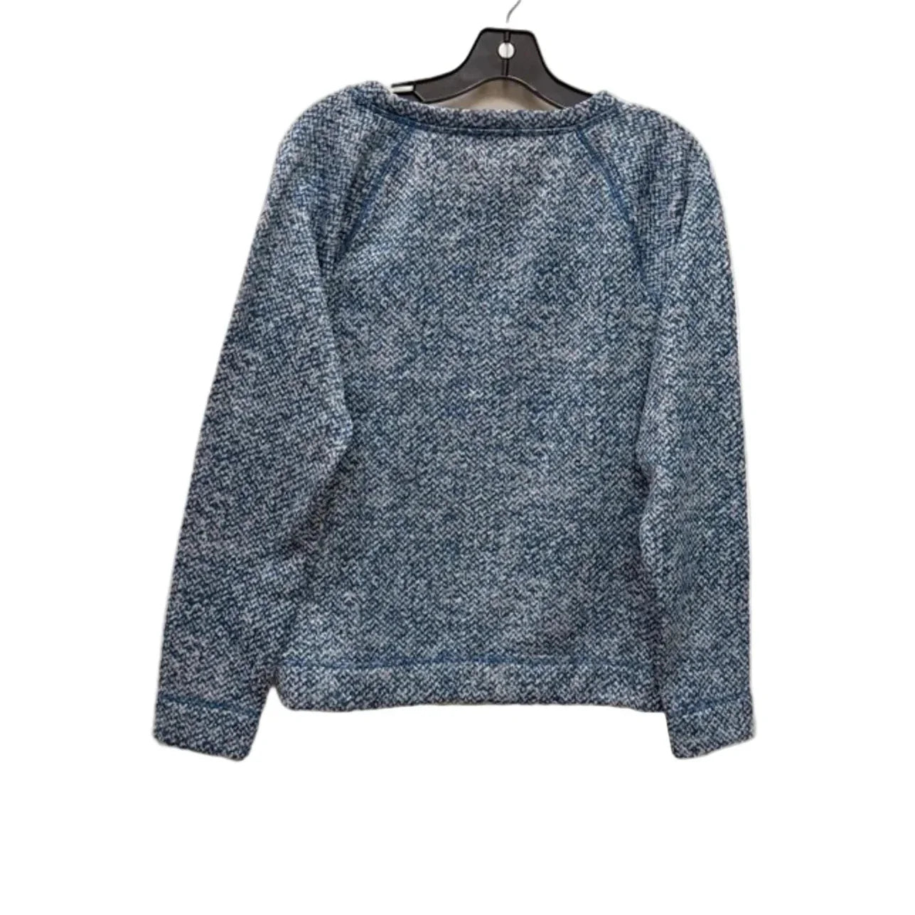 Sweatshirt Crewneck By Limited In Blue & White, Size: M